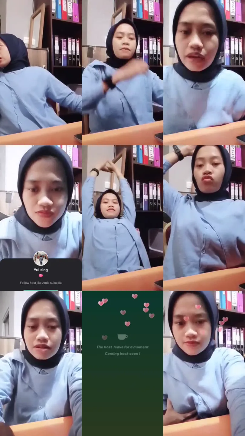 Yui Sing hijab ditempat kerja